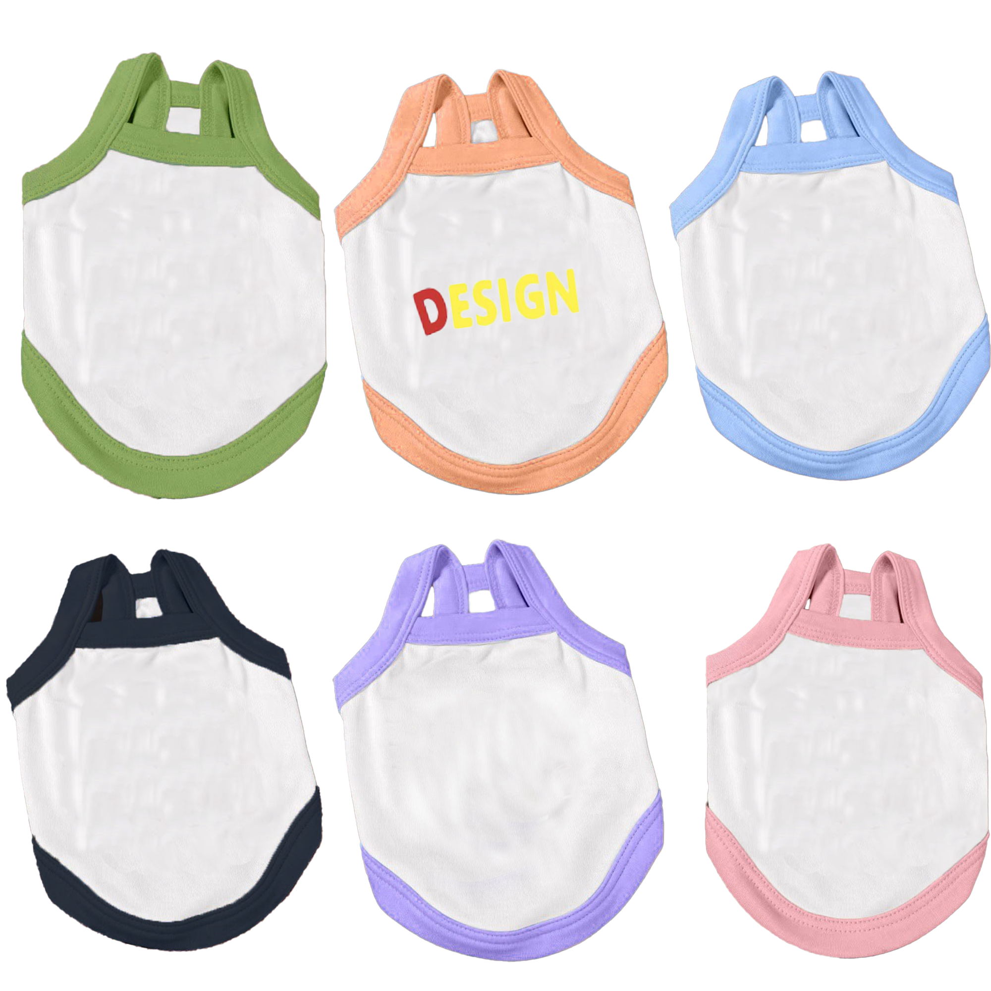 Breathable Dog Tank Shirt ?C Sleeveless Polyester Pet Apparel 3