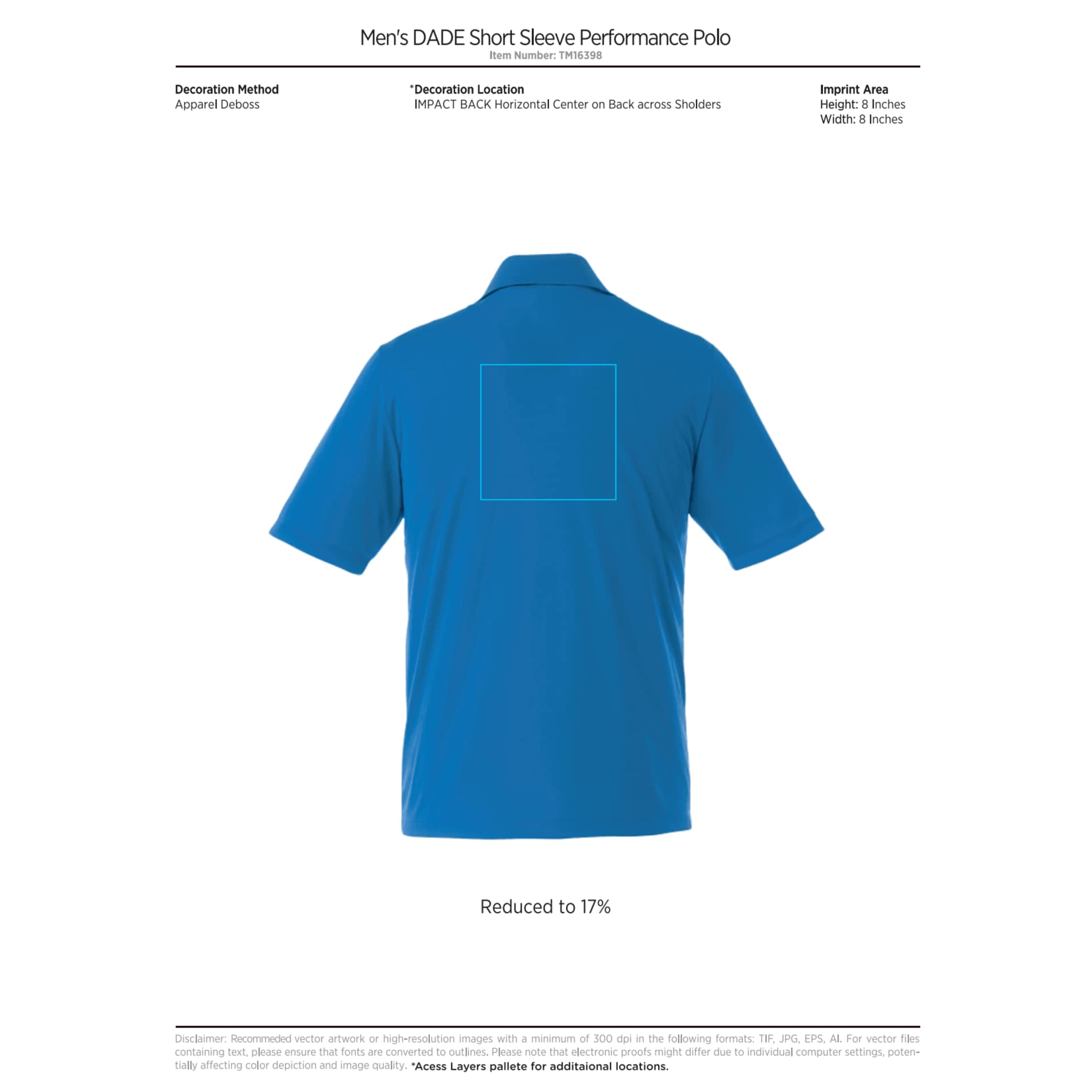 Men's DADE Short Sleeve Polo 440
