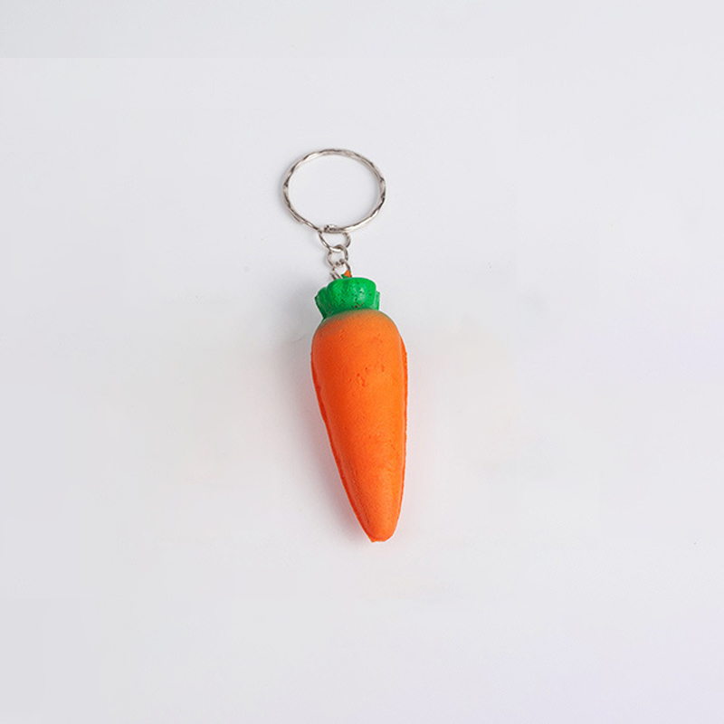 2 in 1 Carrot Keychain and Stress Reliever 1