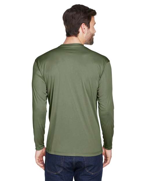 Men's Cool & Dry Sport Long Sleeve Performance Interlock T-Shirt - 8422 60