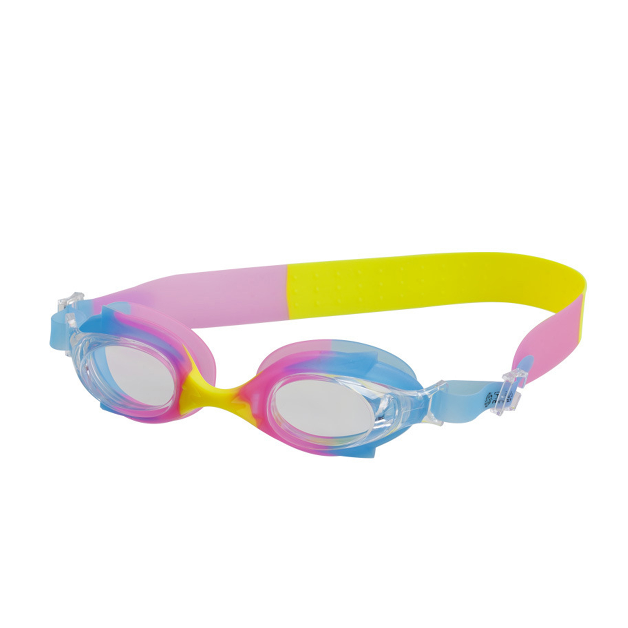 Youth Silicone Swim Goggle With Case Anti Glare 4" 10