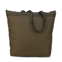 Large Zippered Tote Bag - Eco Friendly 20