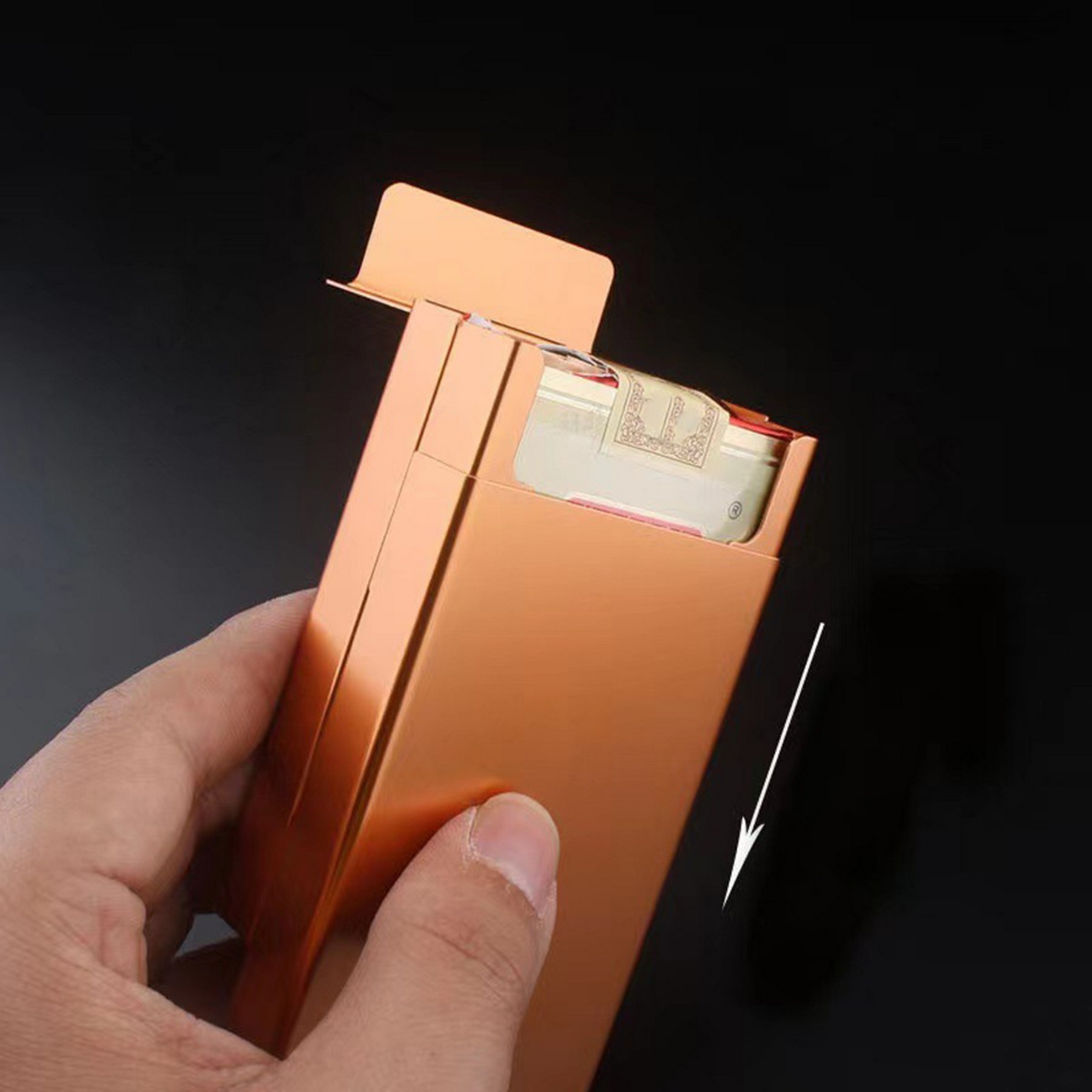 Creative High-grade Metal Cigarette Case 6