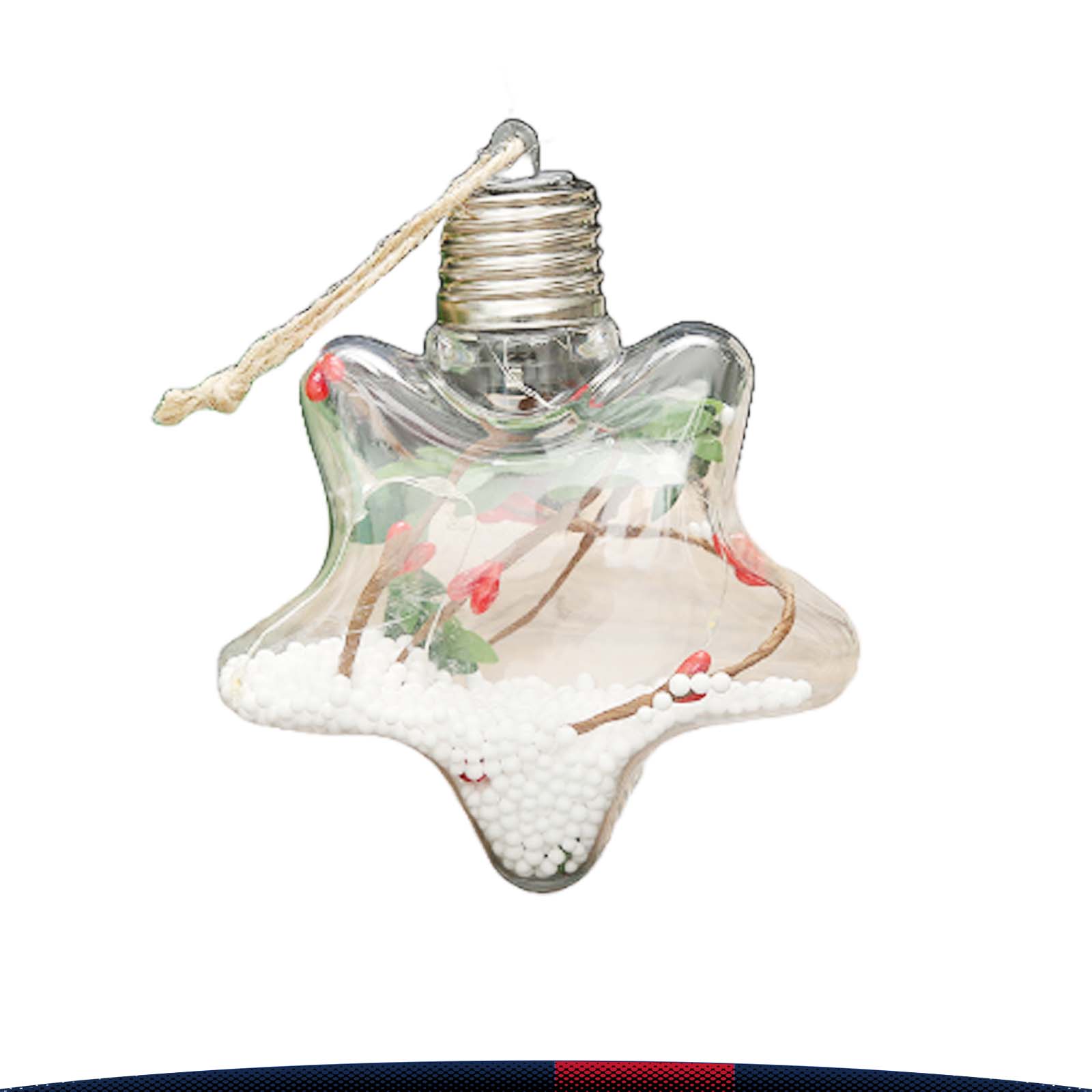 Transparent Star LED Decorative Bottle 2