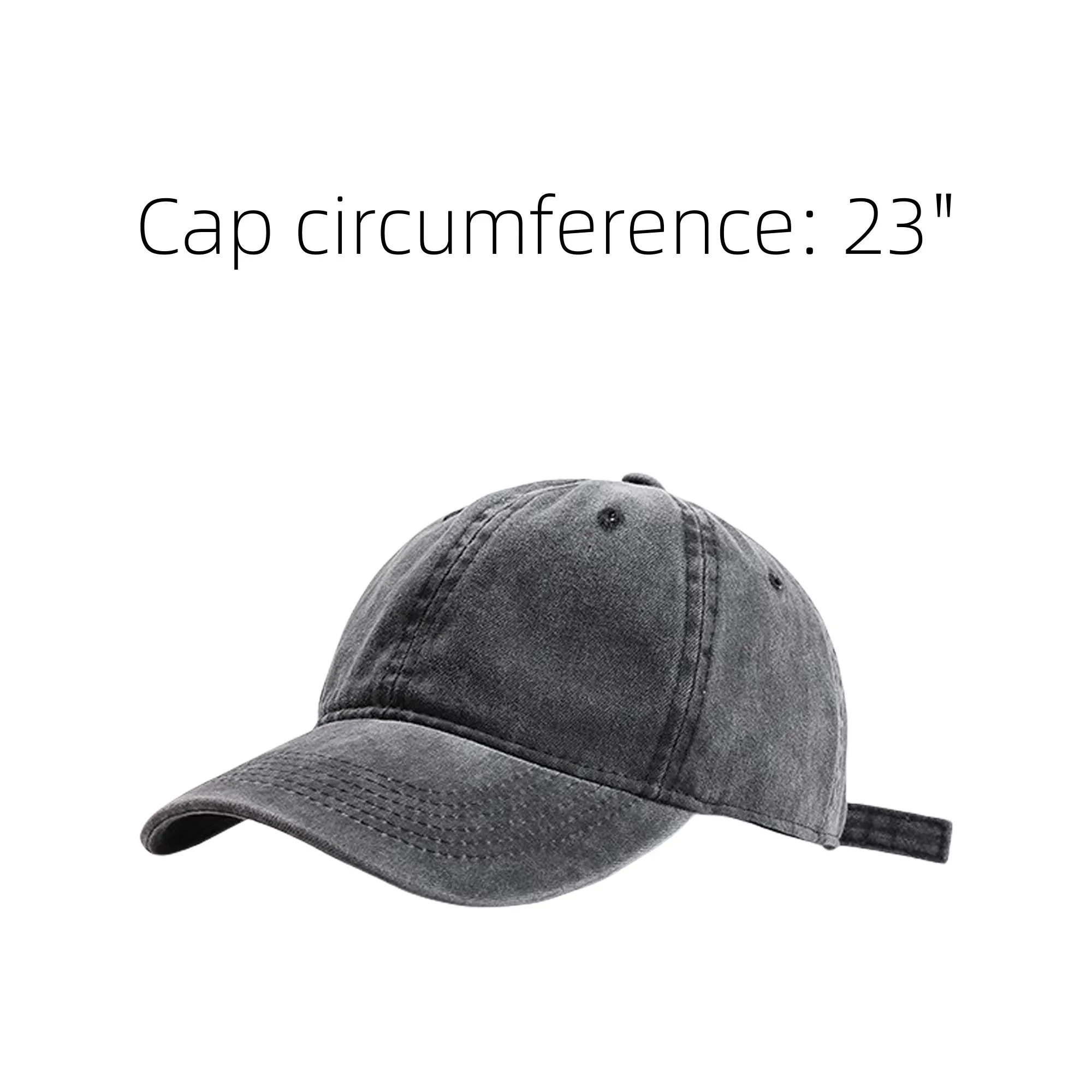 100% Cotton Baseball Cap Adjustable MOQ20 6