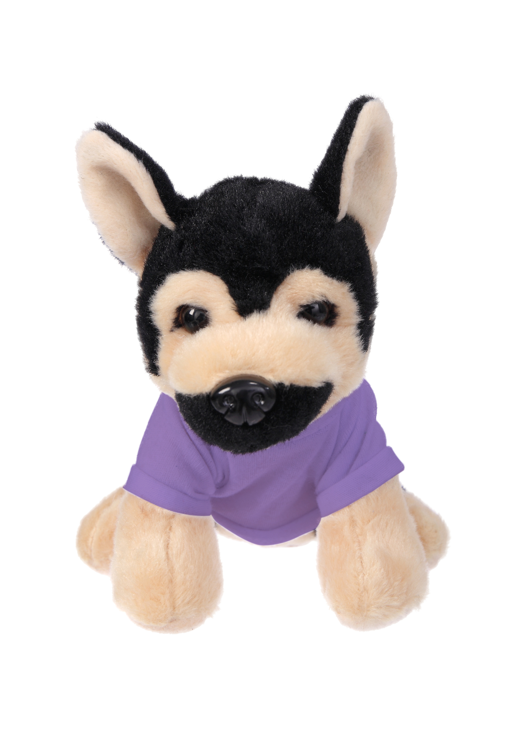 Soft Plush Sitting German Shepherd wearing a T-Shirt 7
