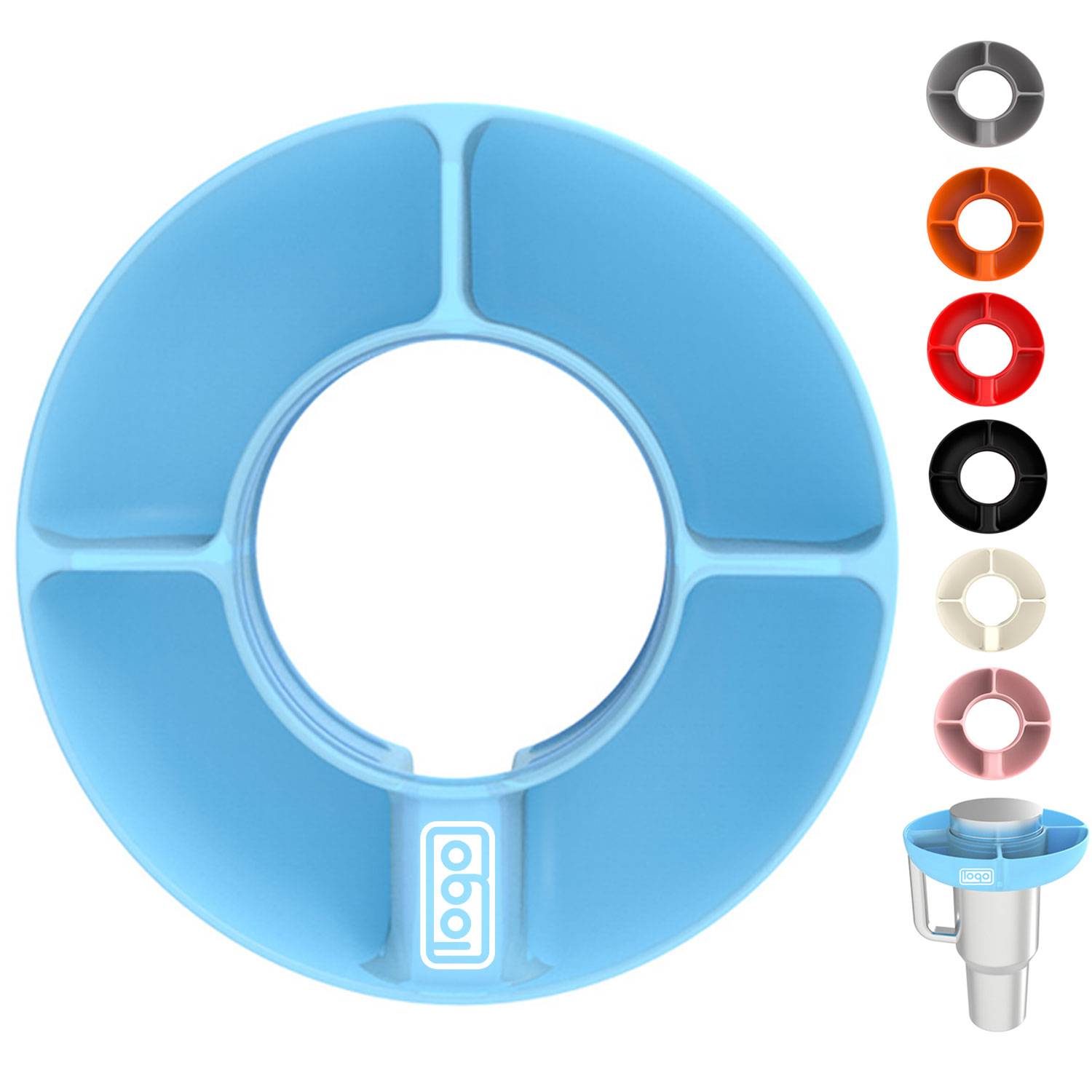 Silicone Snack Bowl Platter 3