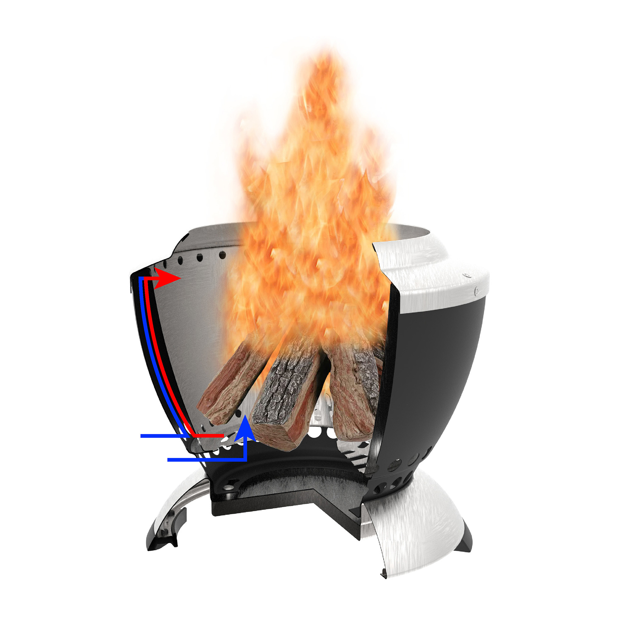 Cuisinart Outdoors® Cleanburn Smokeless Tabletop Fire Pit 24