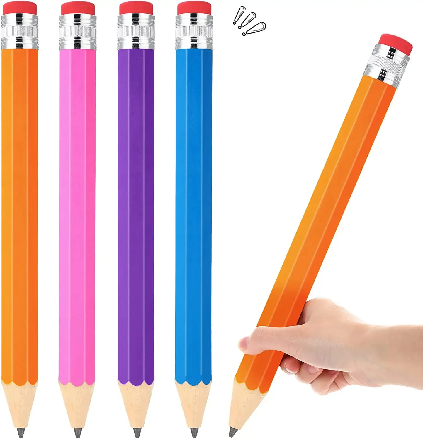 Wooden Jumbo Pencils 8