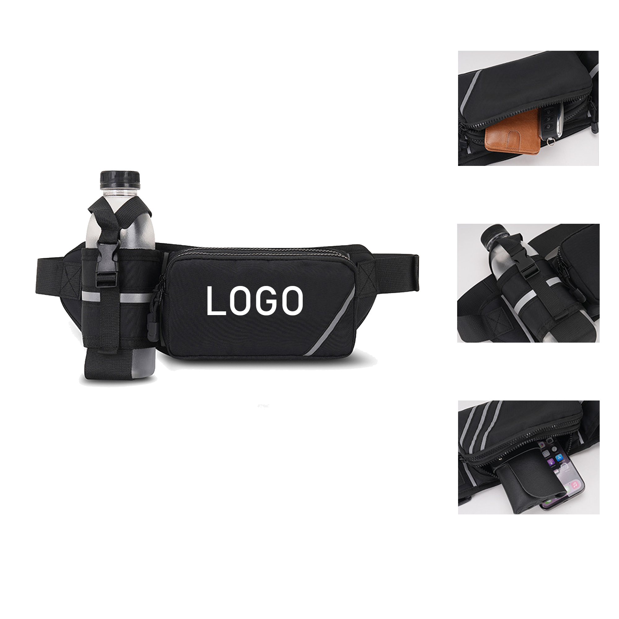 Sports Waterproof Fanny Pack Multifunctional Crossbody Bag 2
