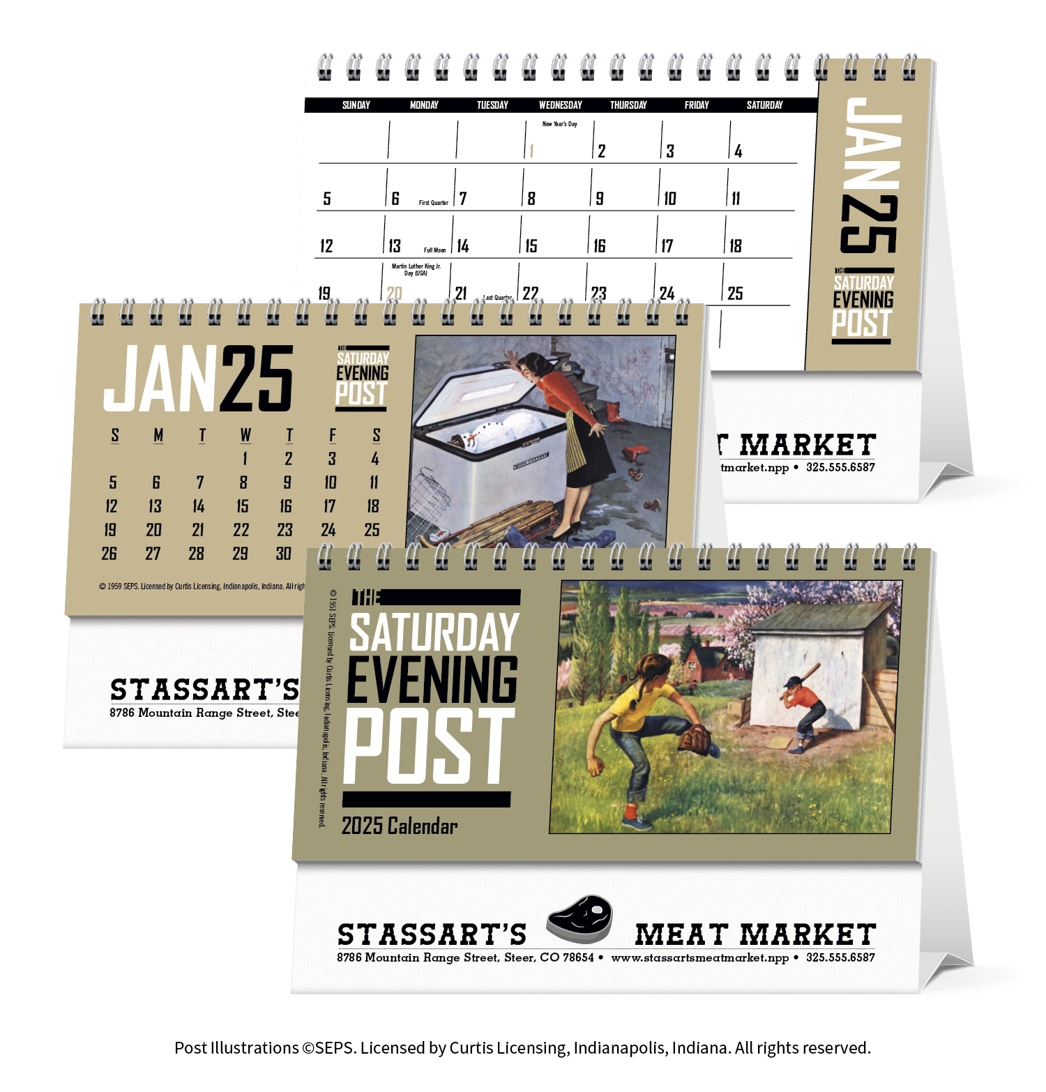 Triumph® Calendars The Saturday Evening Post Desk Calendar 3