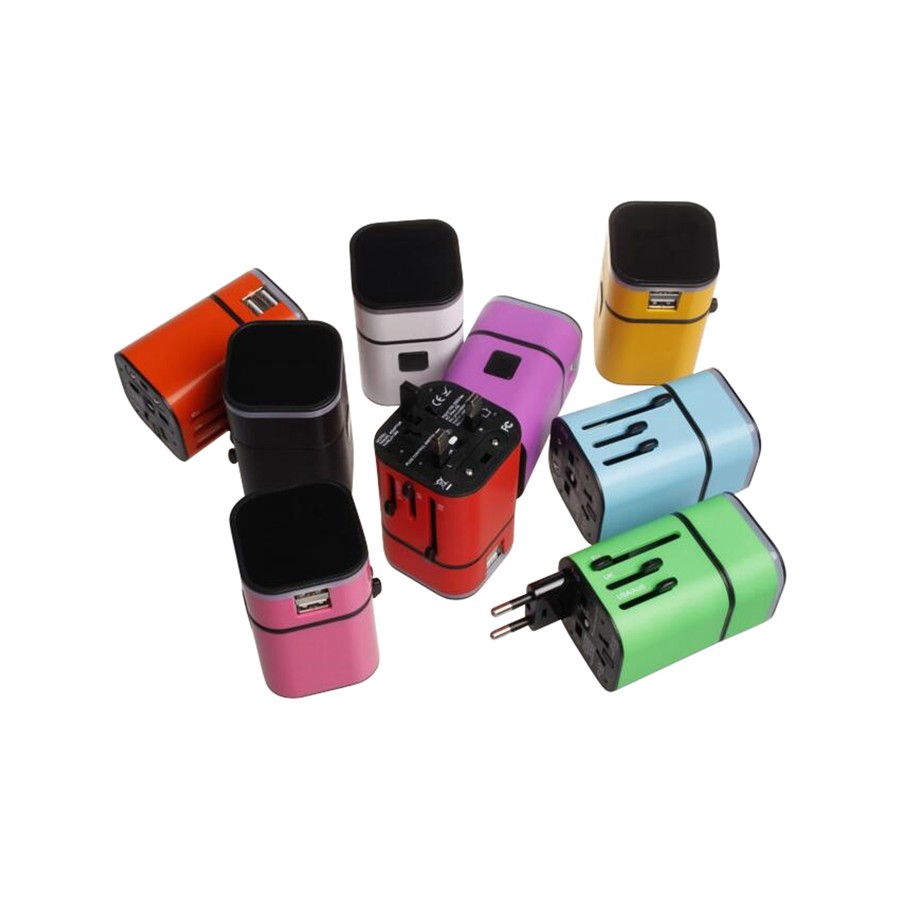 International Universal Travel Adapter with Light Up Logo 5