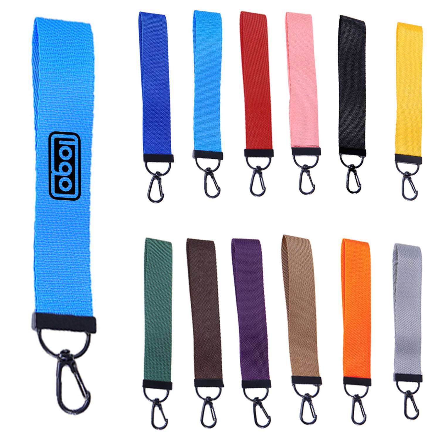 Rectangular Woven Keychain 10