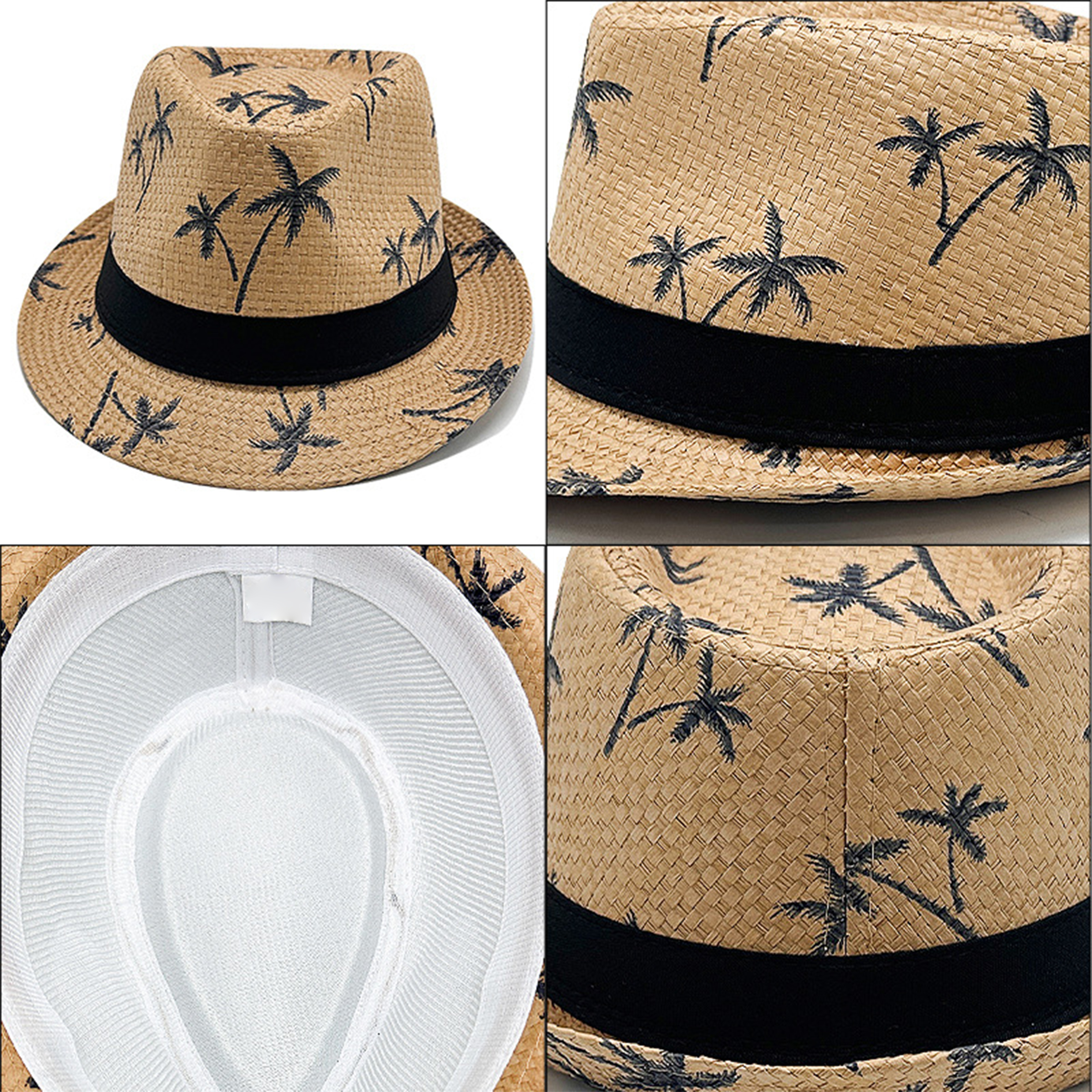 Straw Sunscreen Beach Hat 3