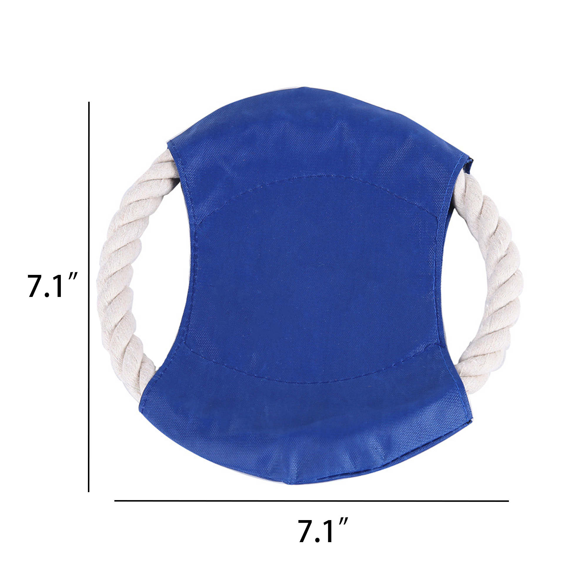 MOQ 50 Personalized Flying Disc Tug of War Dog Toy 5