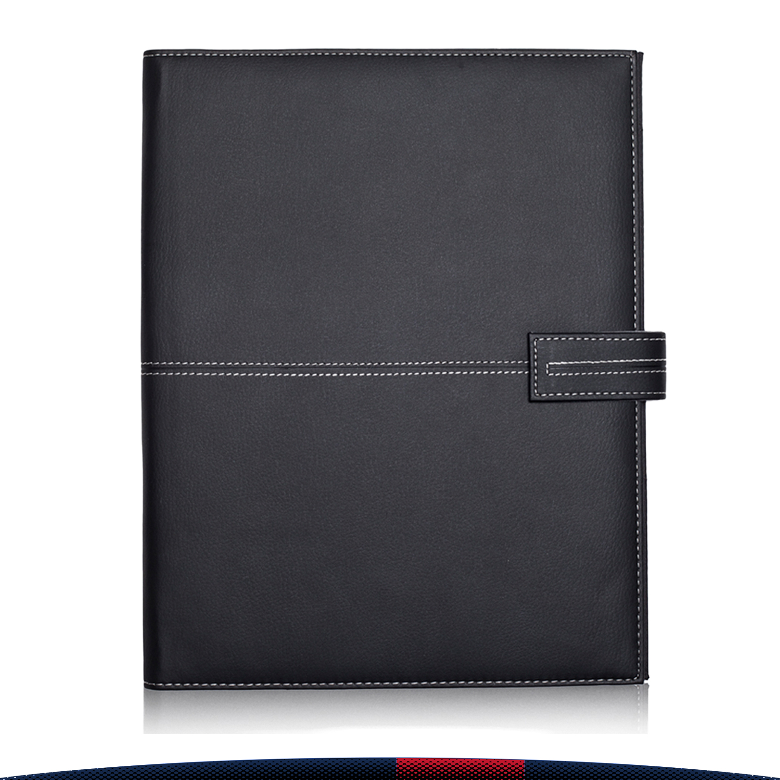 Sarue Stitched Leatherette Portfolios 4