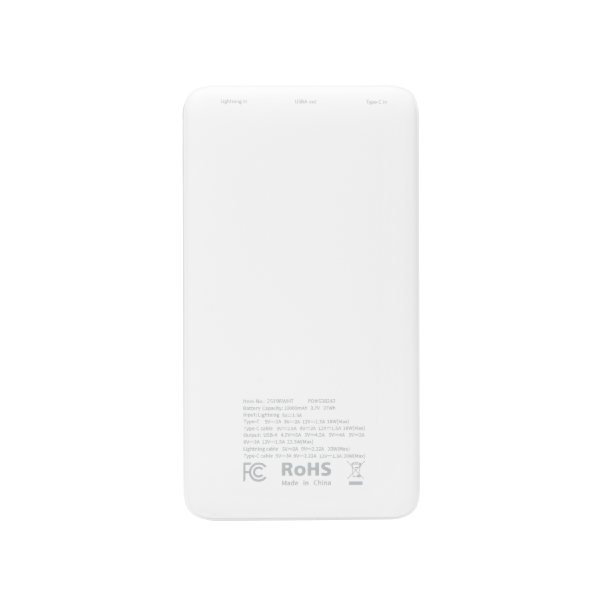 10,000 mAh Power Bank With Integrated Cables 9