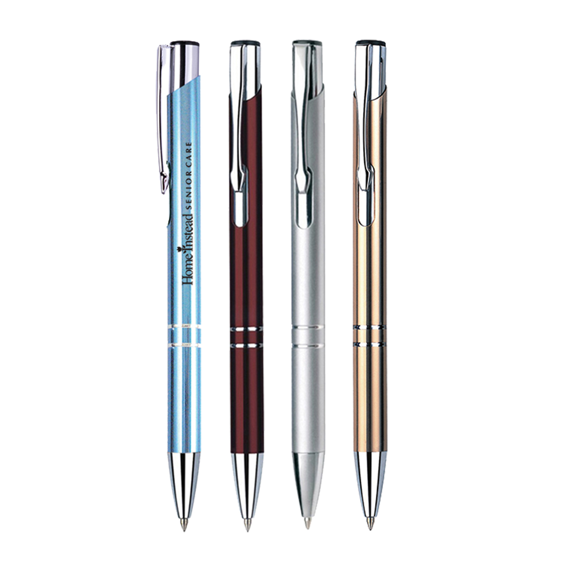 Double Ring Metal Pen, Ballpoint Pen- Close out 3