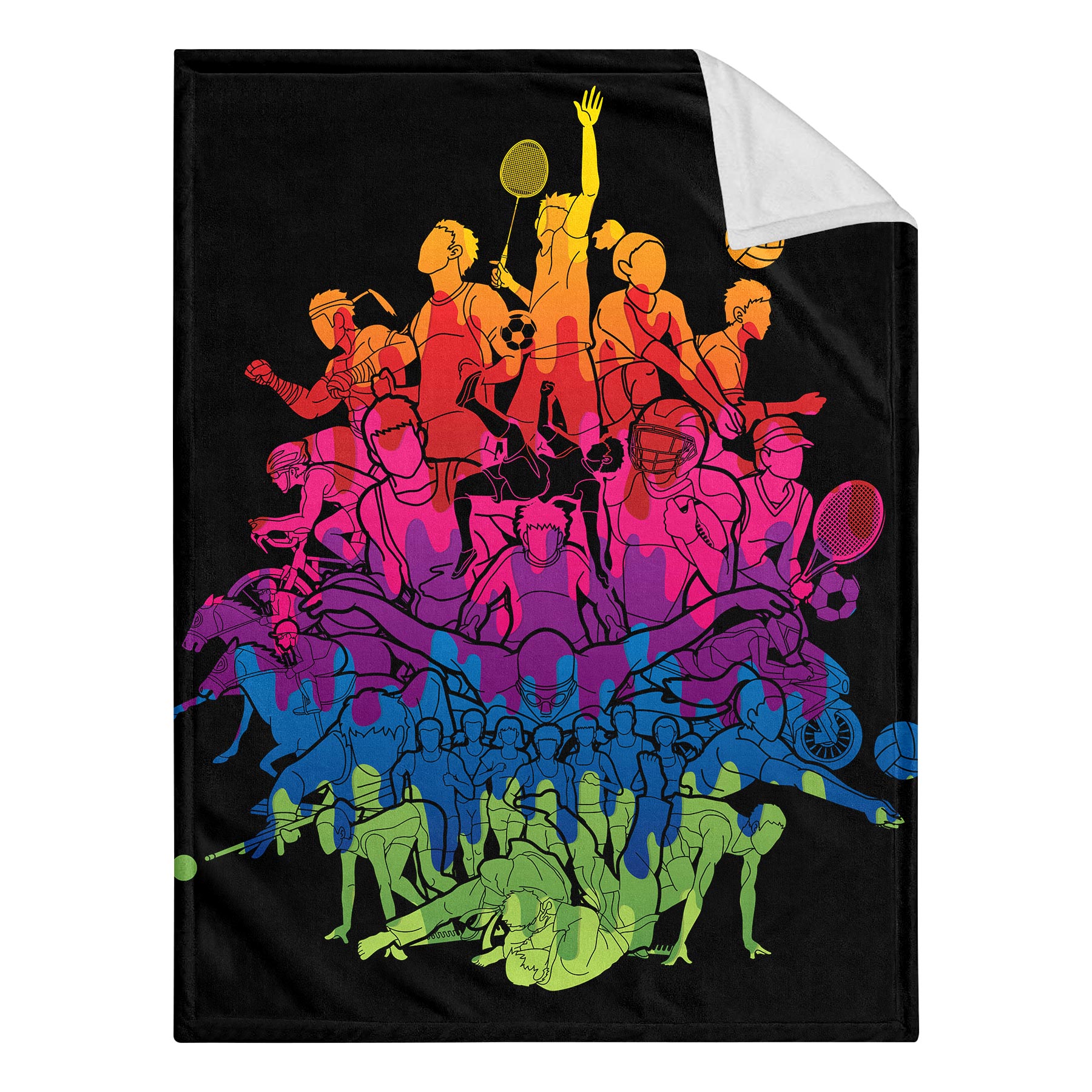 Sublimated Serged Hem 250GSM Microfiber Rally Towel 23