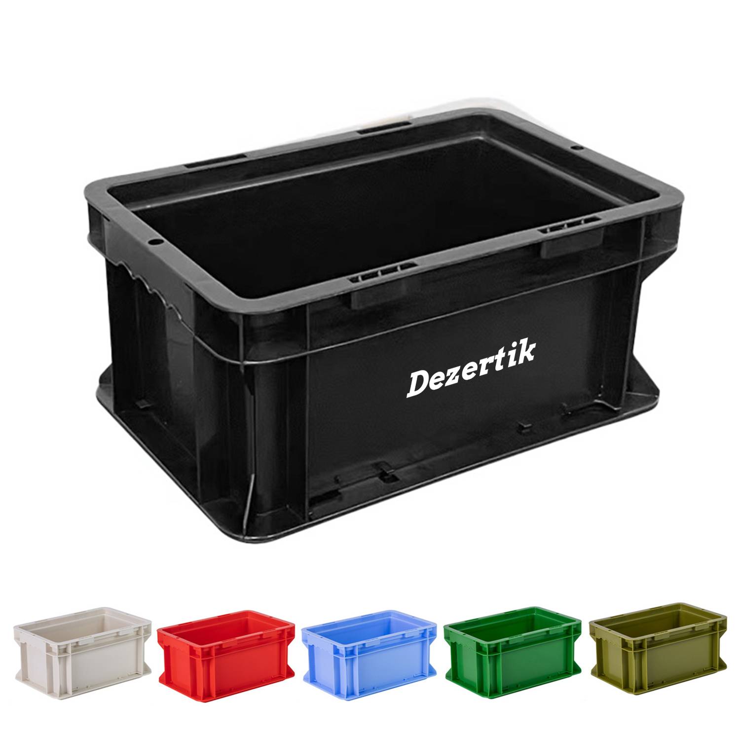 Customizable industrial style thickened plastic storage box