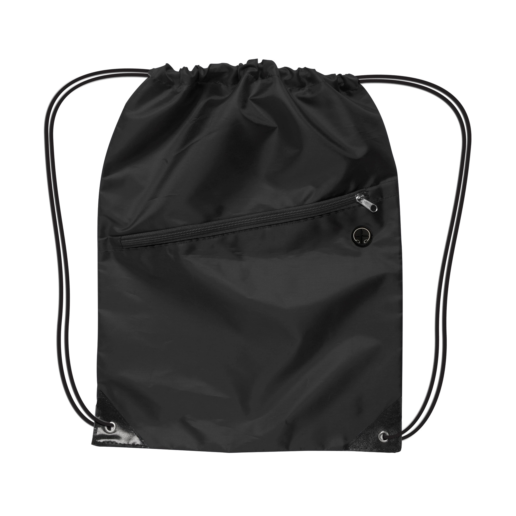 Oxford Drawstring Backpack w/ Headphone Hole 4