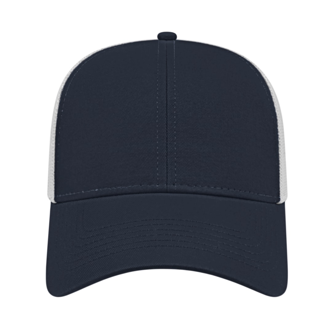 Cap America Two-Tone Trucker Mesh Back Cap 372