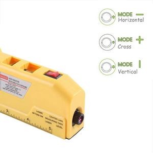 Multi Laser Level Tape Ruler With Triple Positioned Leveling Bubble 4