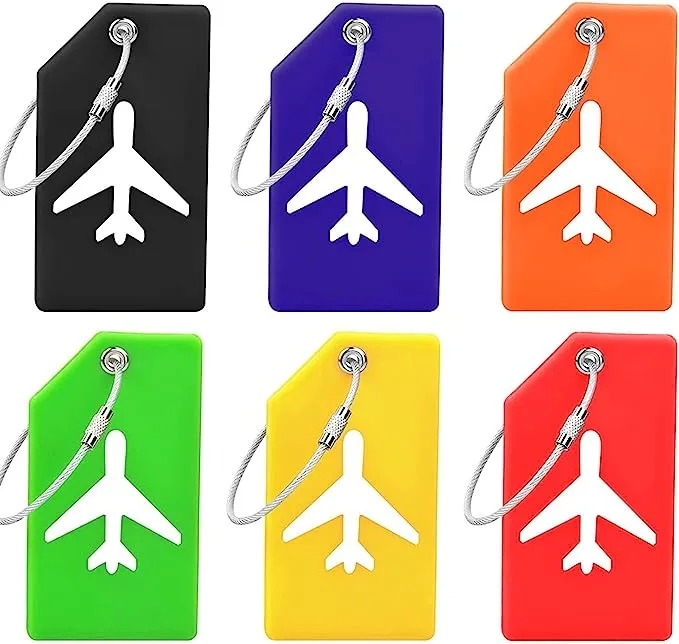 Custom Untethered Luggage Silicone Baggage Tags In Stock 5