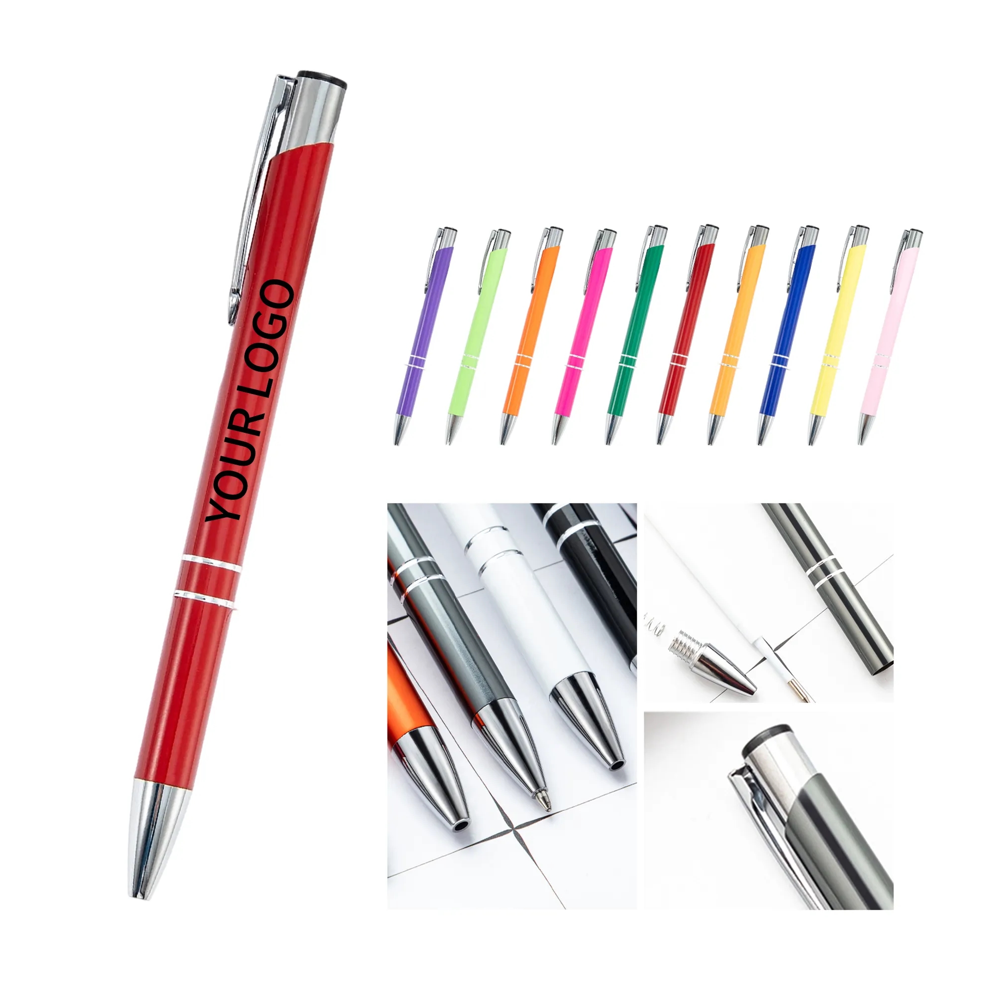 Softy Stylus Metal Pen 5.39x0.39 Inch Rubberized Finish 4