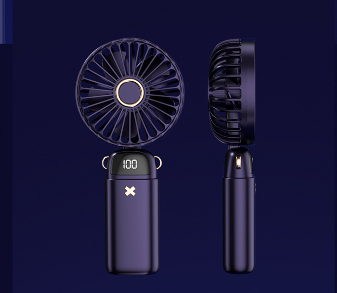 Portable Necklace Foldable Fan 2