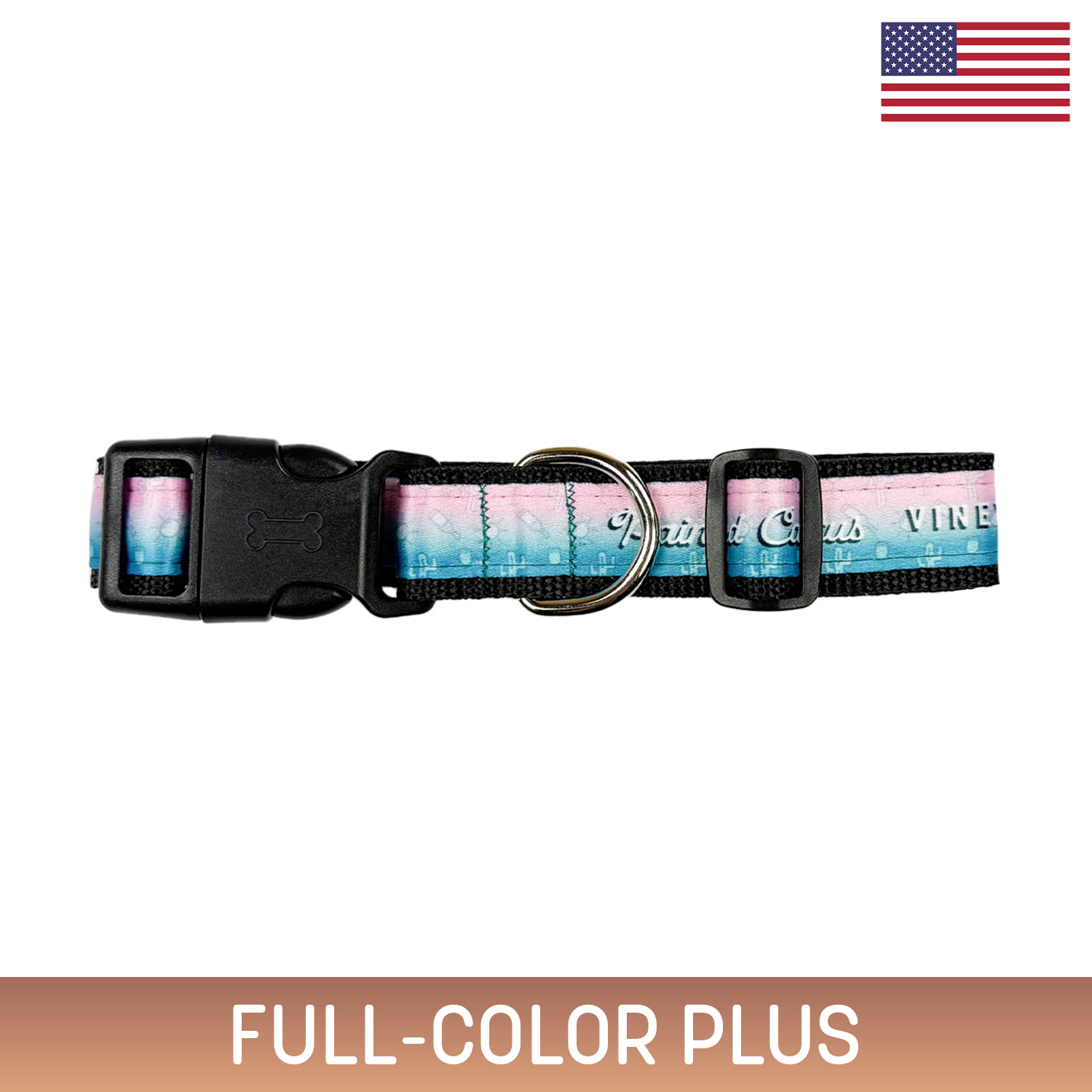 1" Sublimated Pet Collar w/ Nickel-Plated Hardware 10
