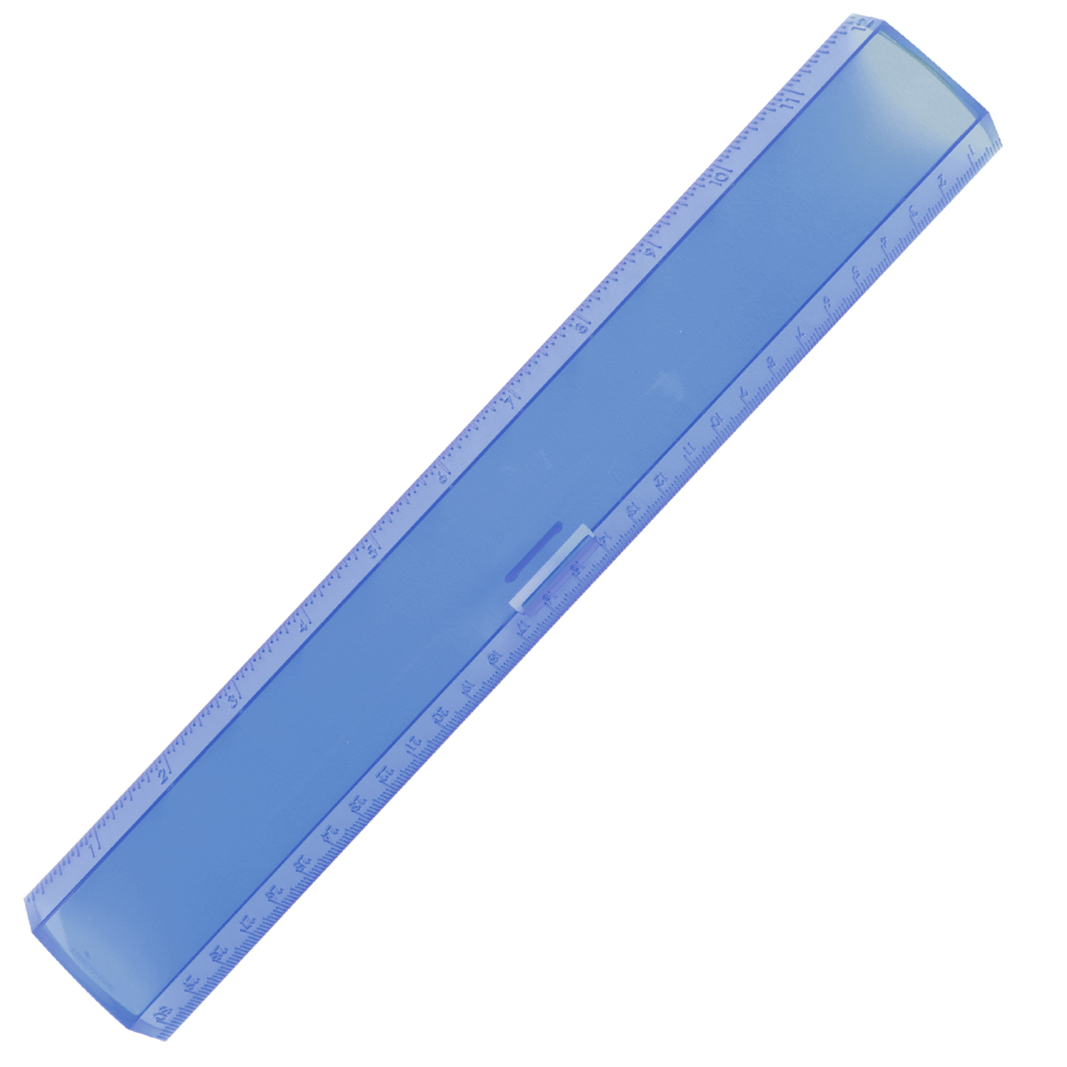 12 inch Ruler with Pencil Holder 12