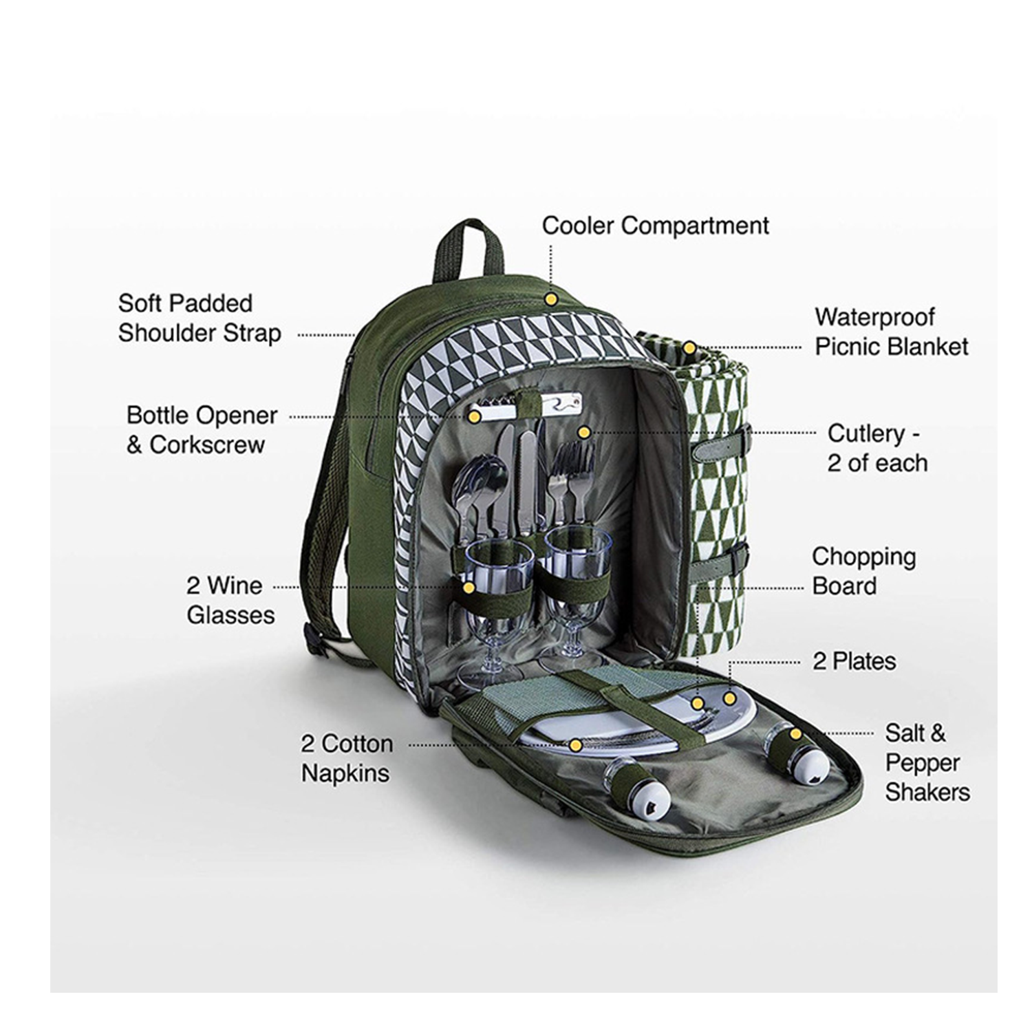 Camping Waterproof Picnic Backpack 4