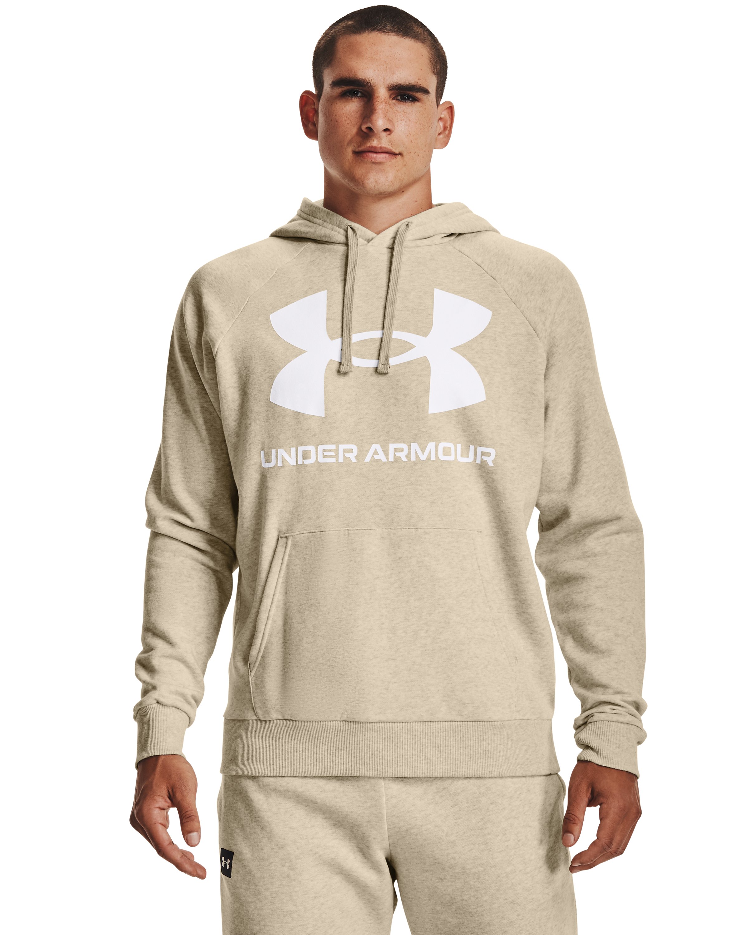UA Rival Fleece Big Logo Men's Hoodie, custom hoodie or sweatshirt with logo imprint 23