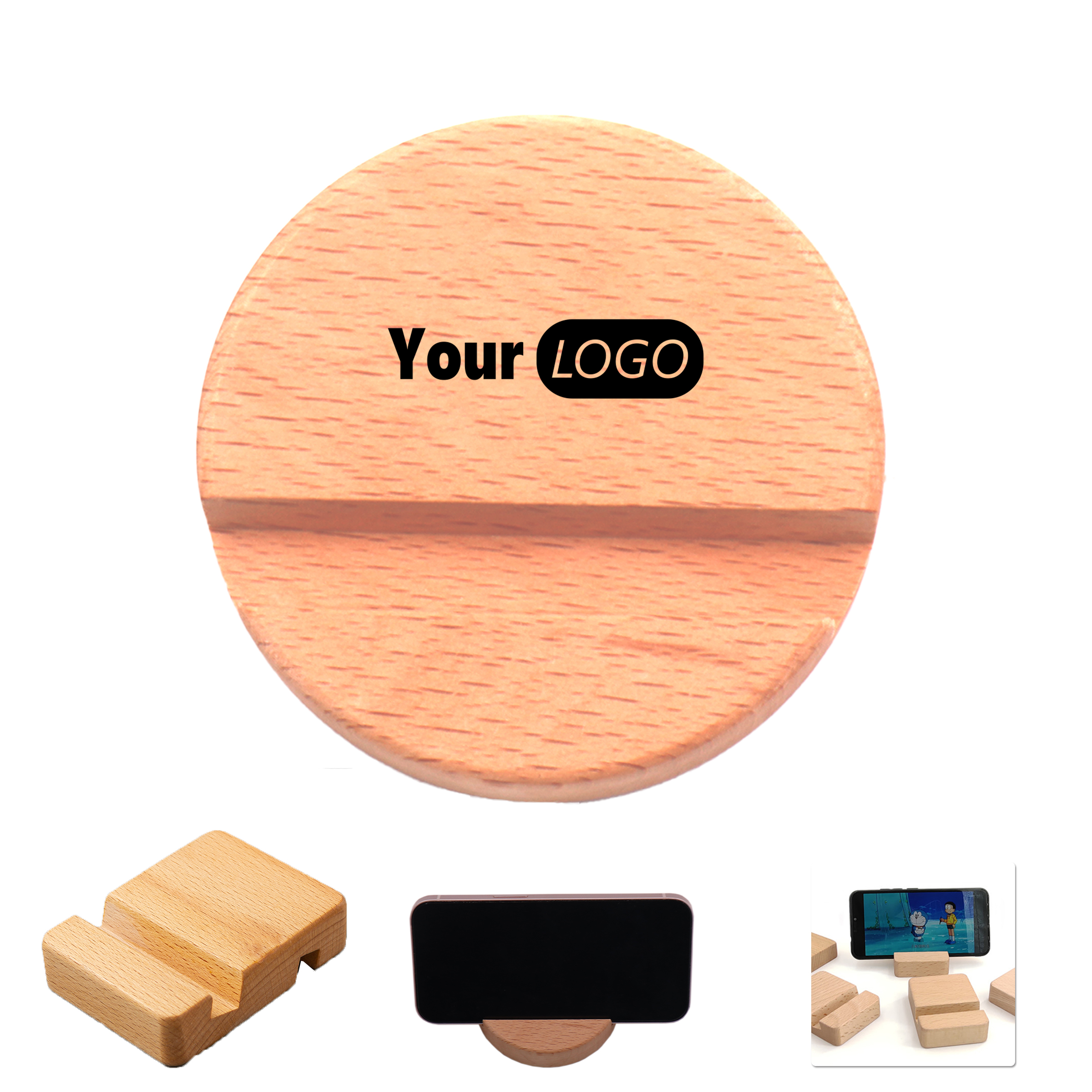Wooden Phone Stand 1