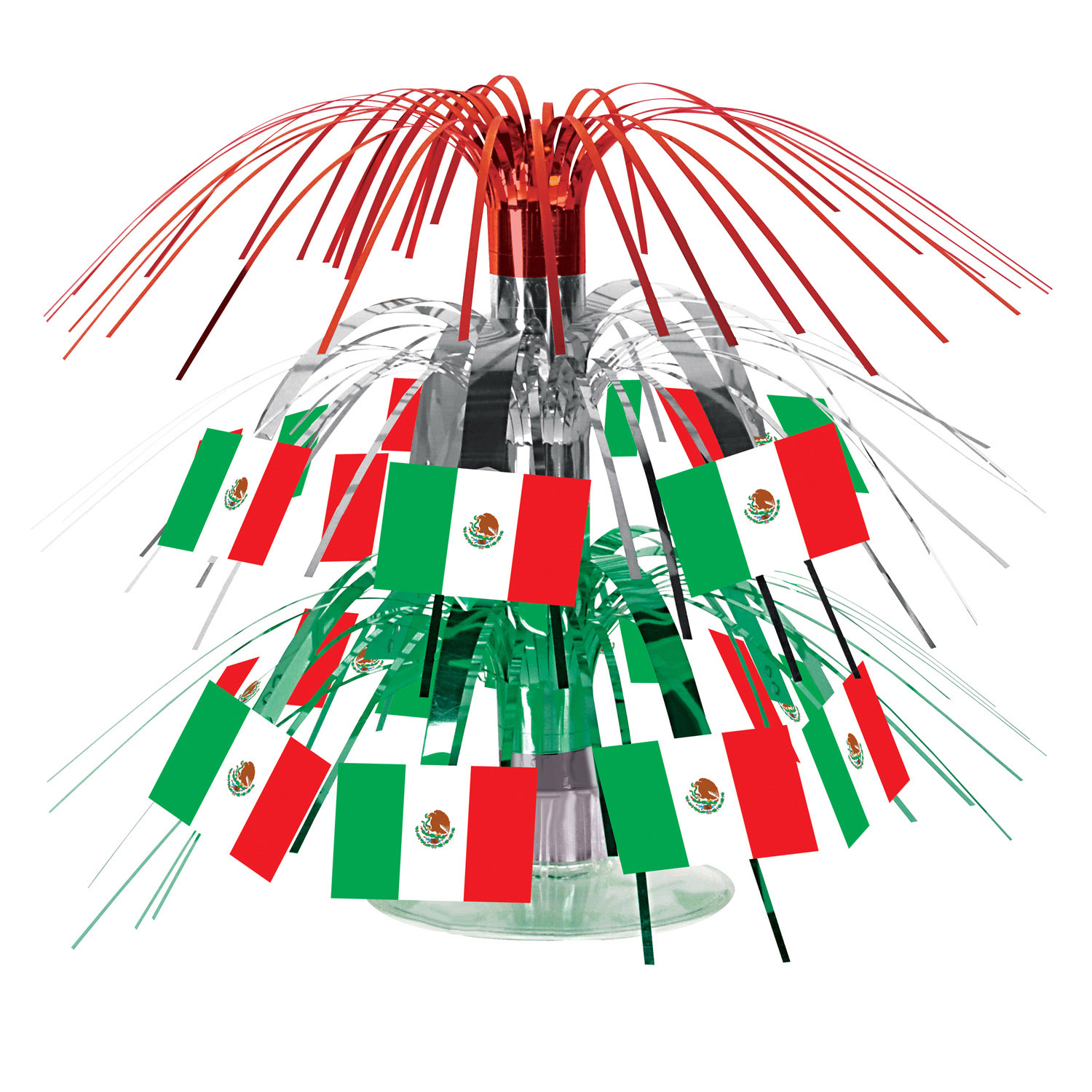 Mexican Flag Mini Cascade Centerpiece