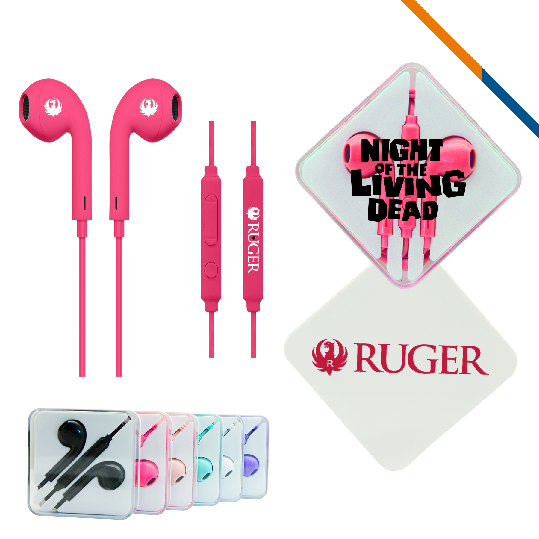 3.5mm Rhombus Wired EarBuds 2