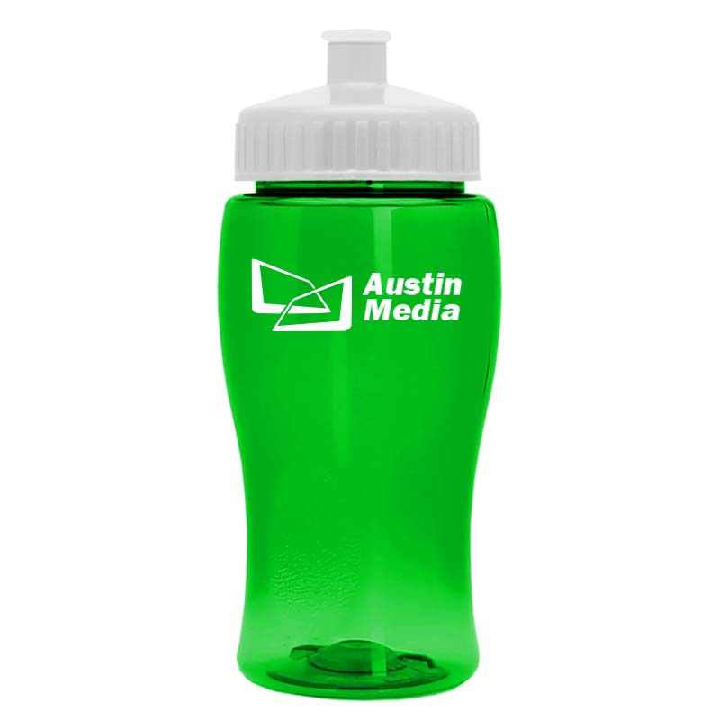 Poly-Pure Jr. - 18 oz. Transparent Bottle with Push pull 4