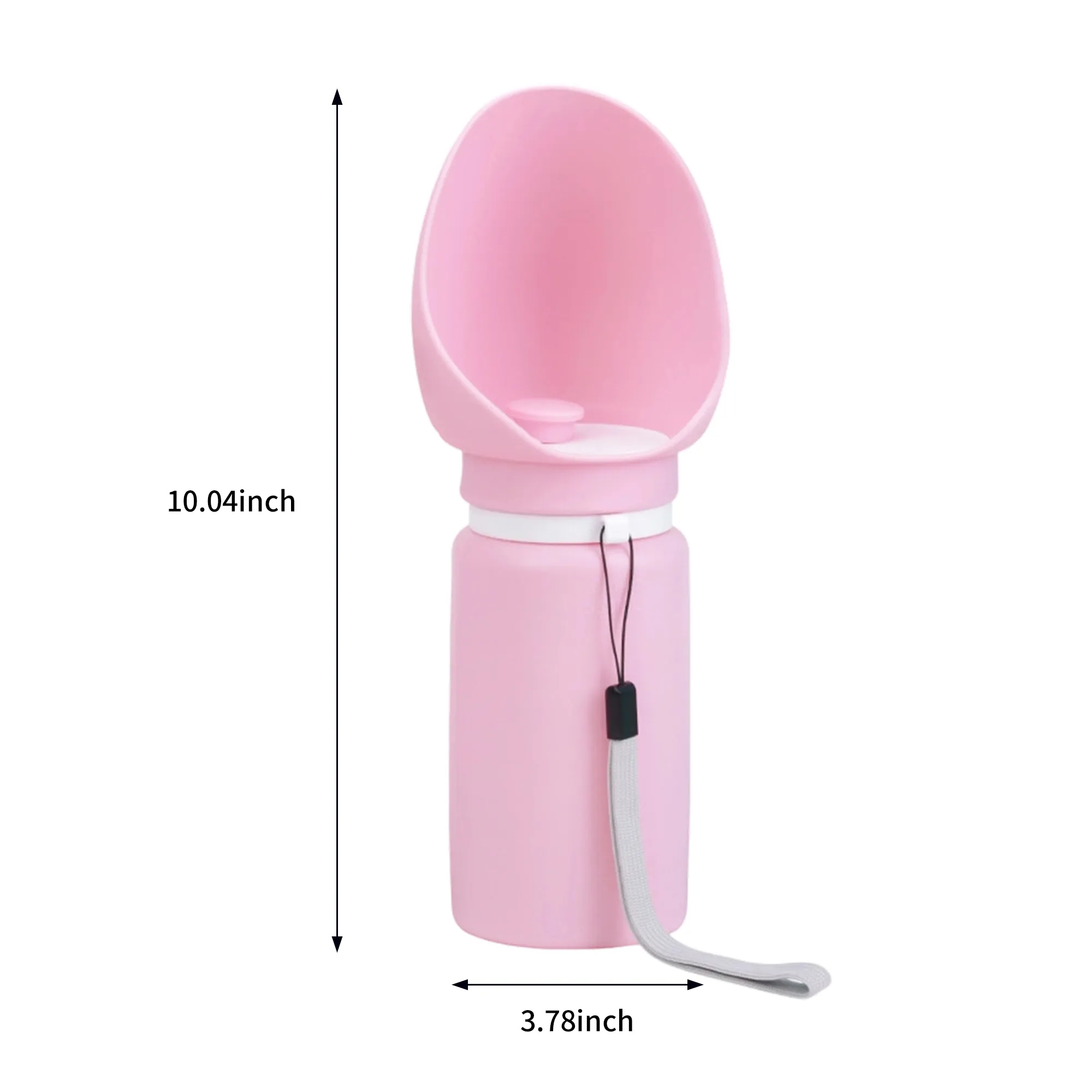 19oz Dog Outdoor Water Cup with Foldable Design 2