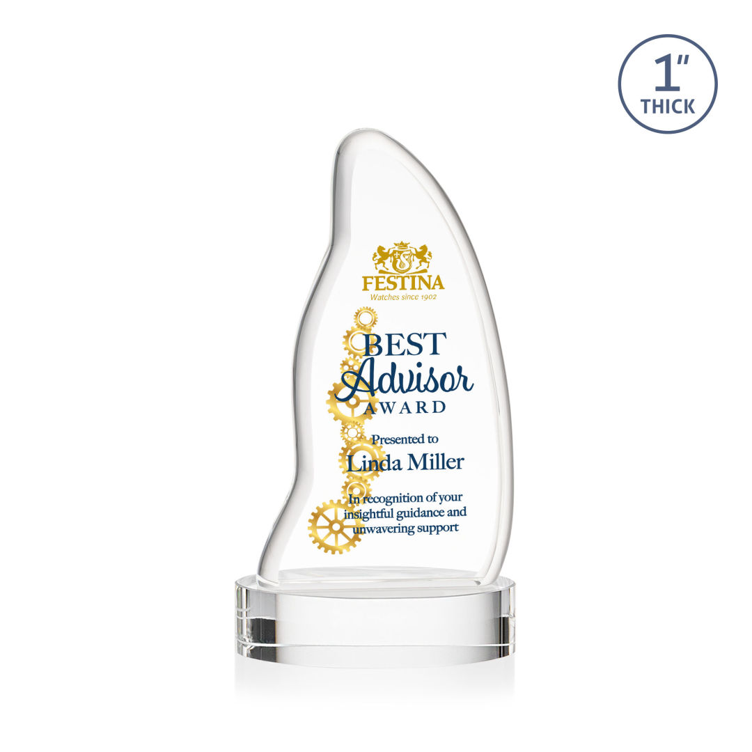Beauford VividPrint™ Award on Base - Clear 3