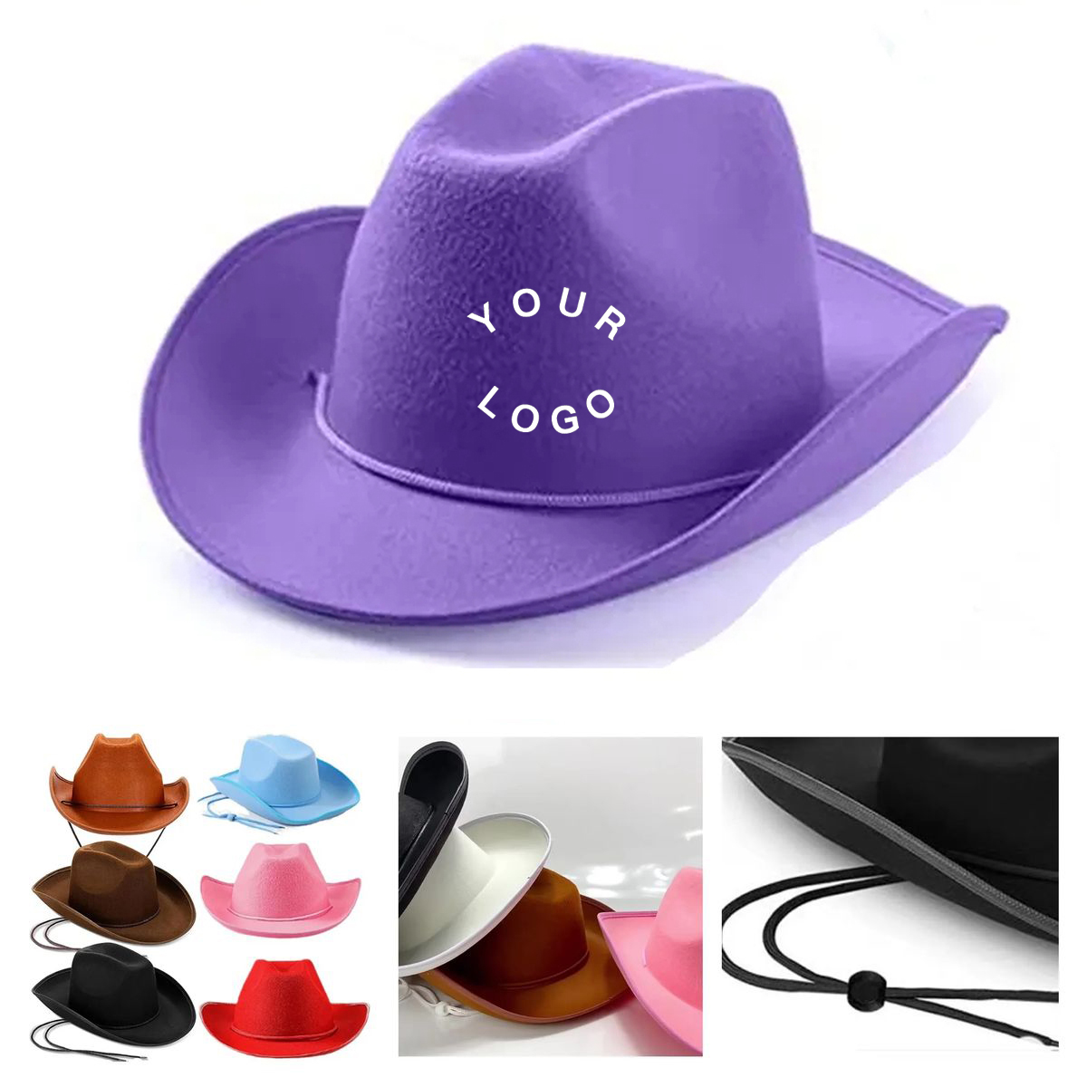 Felt UV Protection Summer Cowboy Hat 9