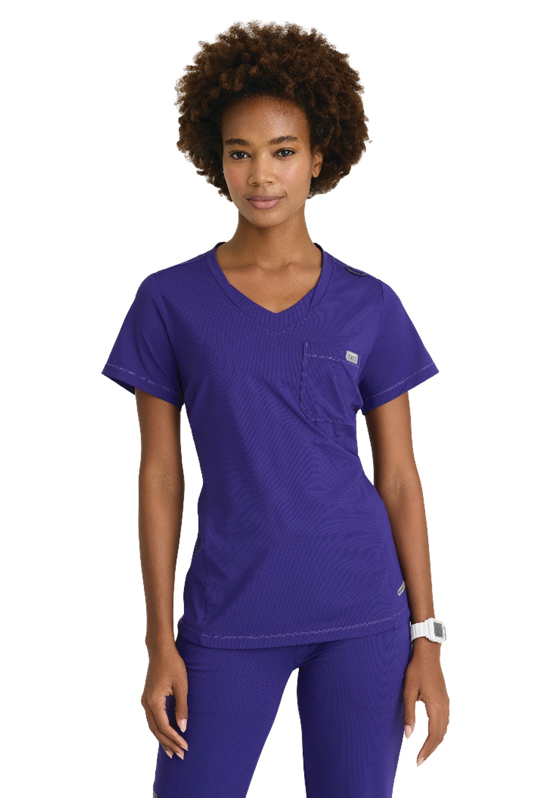 Skechers Slip-Ins - Women's One-Pocket Curved Neck Flow Scrub Top 15