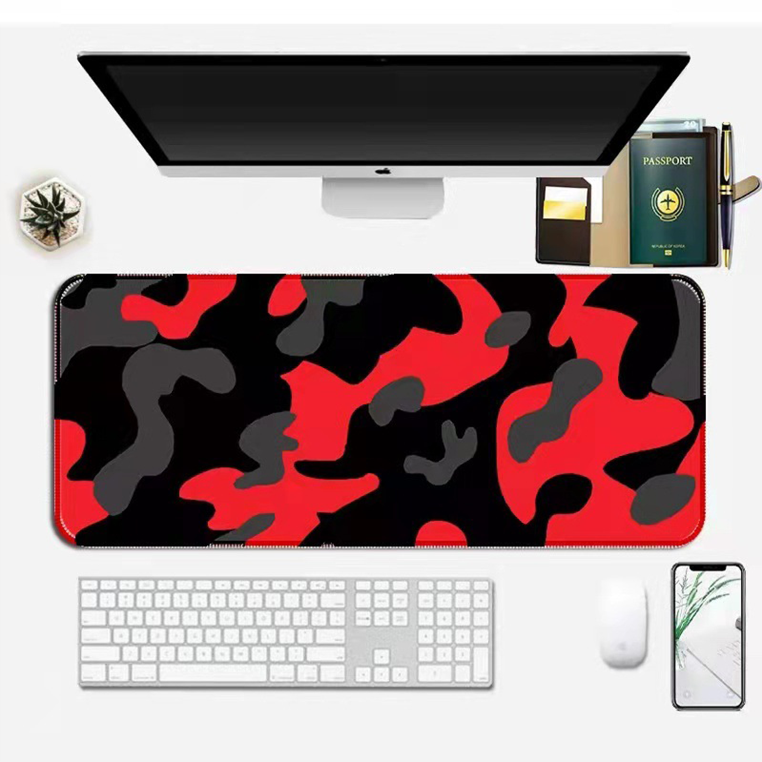 Camouflage Large Office Desk Gamer Keyboard Mat Mouse Pad 13