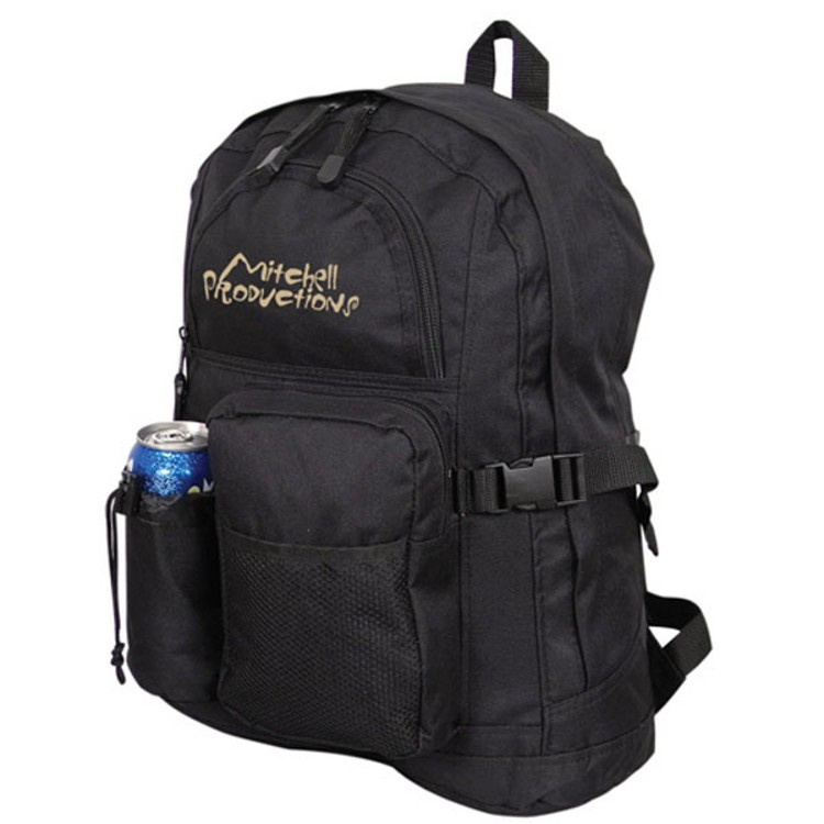 Backpack: 3 Zippered Compartments 4
