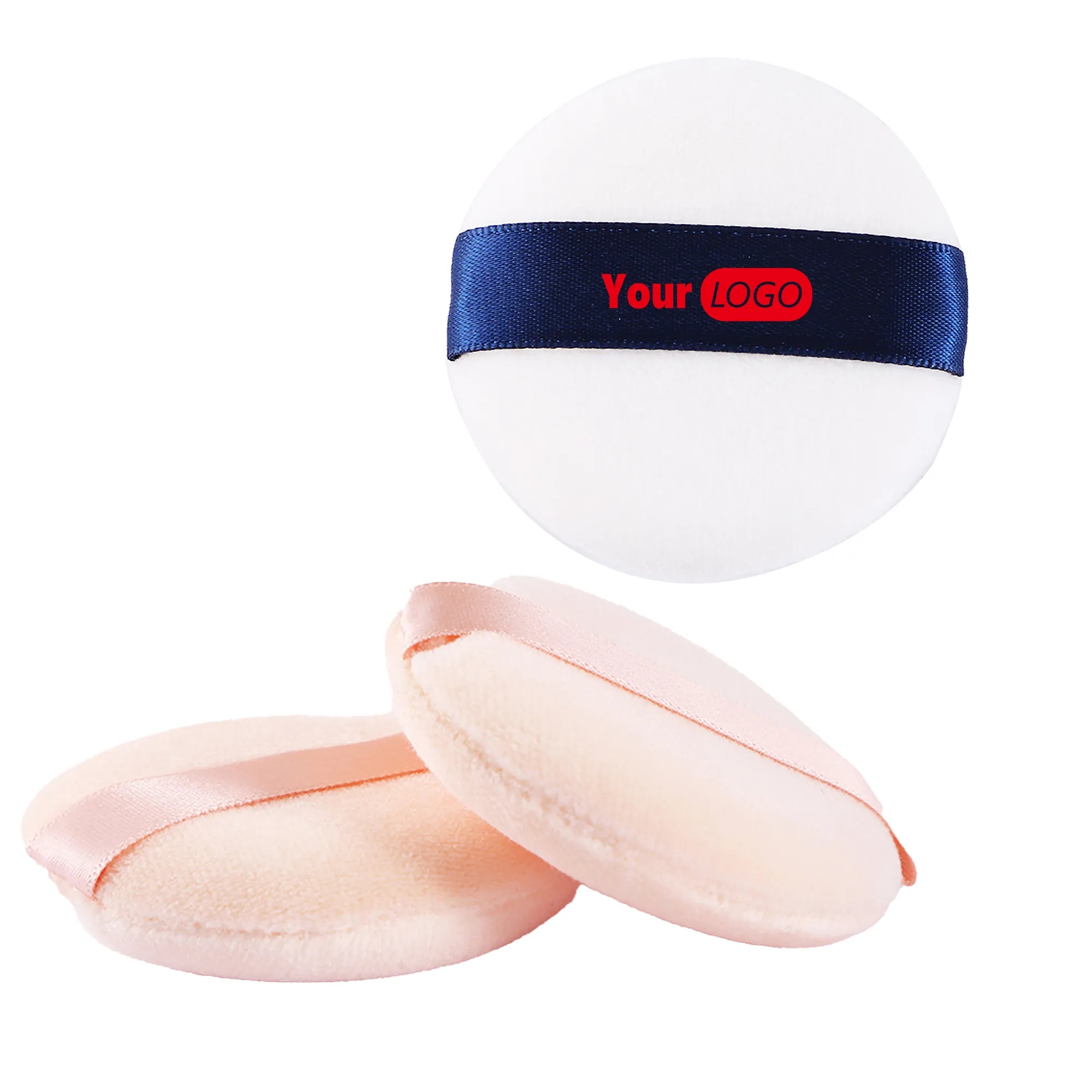 Powder Puff Soft Washable Round Velour Loose 6
