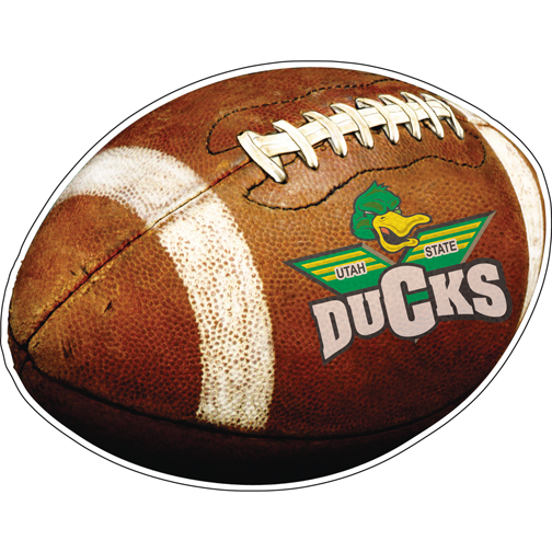 Custom 9.10" x 5.75" Football Car Magnet 3