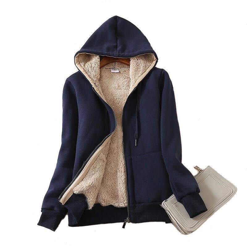 Ladies' Heavyweight Sherpa-Lined Hooded Fleece Jacket 8