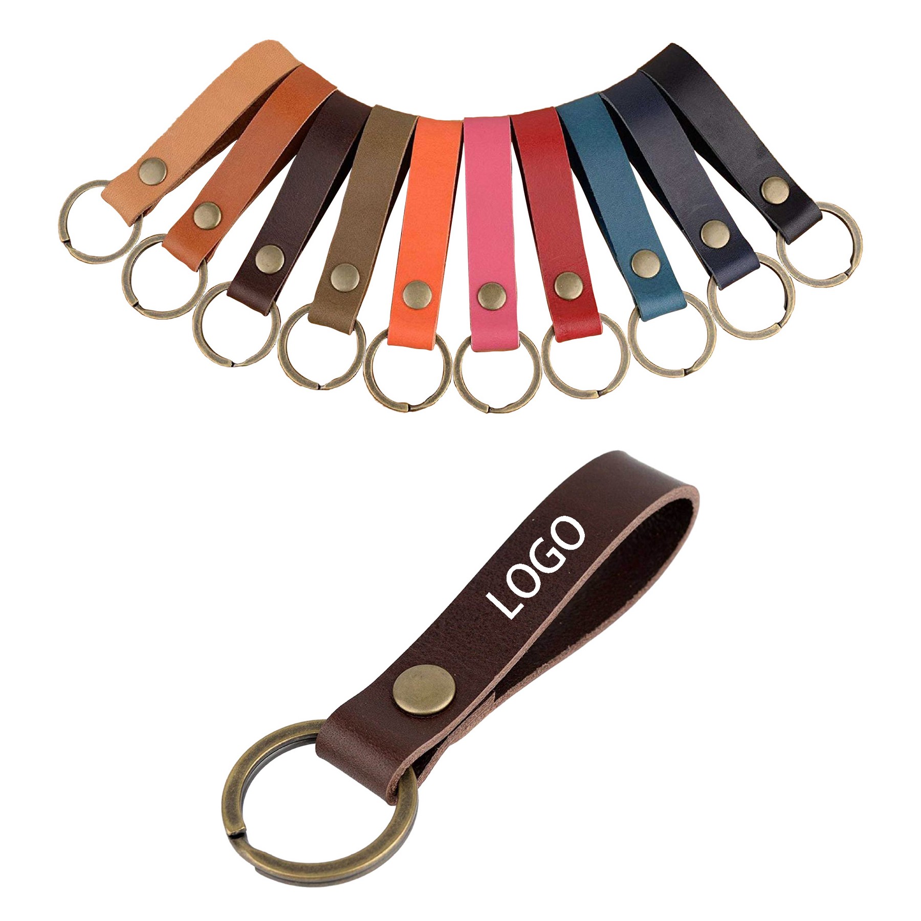 Creative Leather Car Keychain