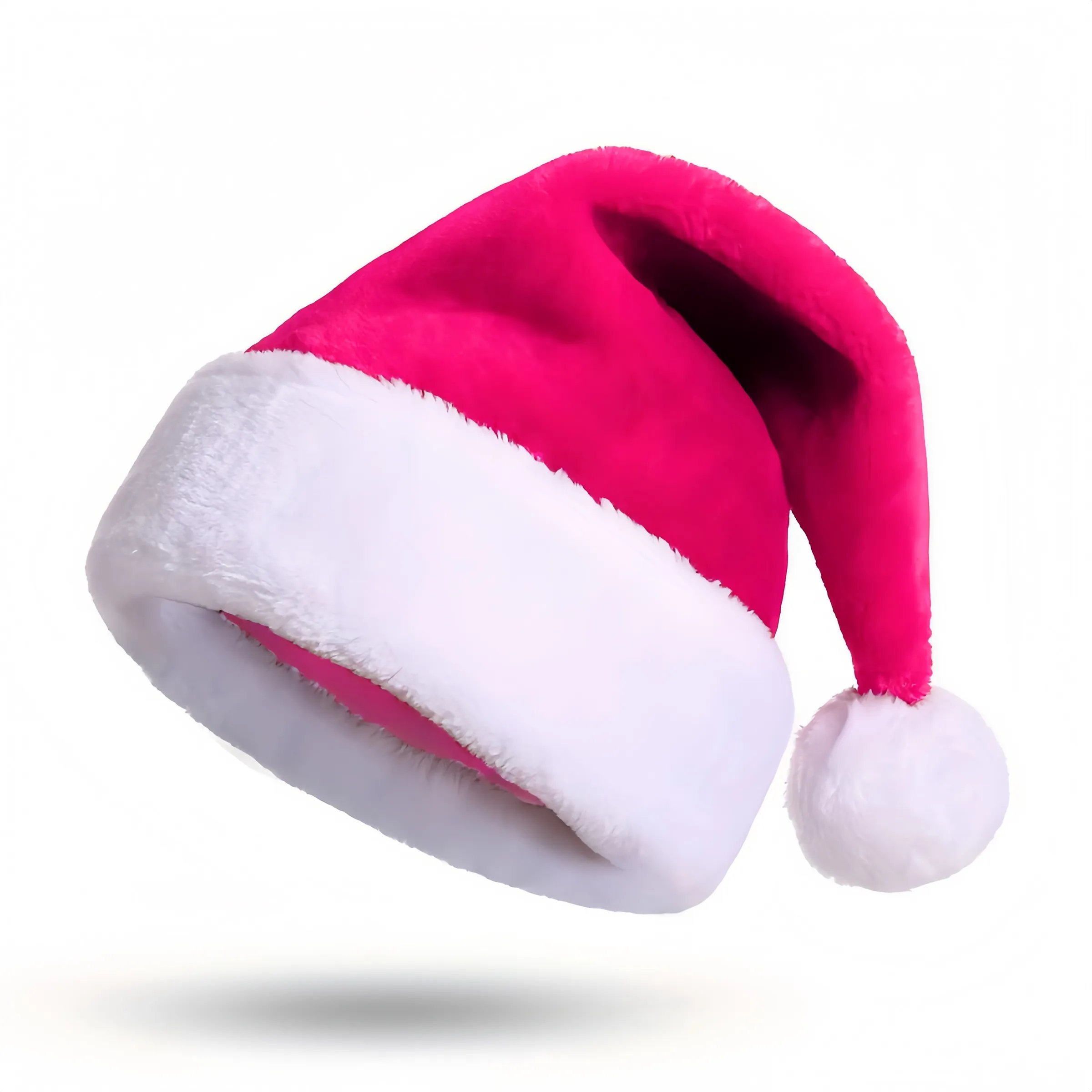 Polyester Thick Flanged Plush Christmas Hat 7