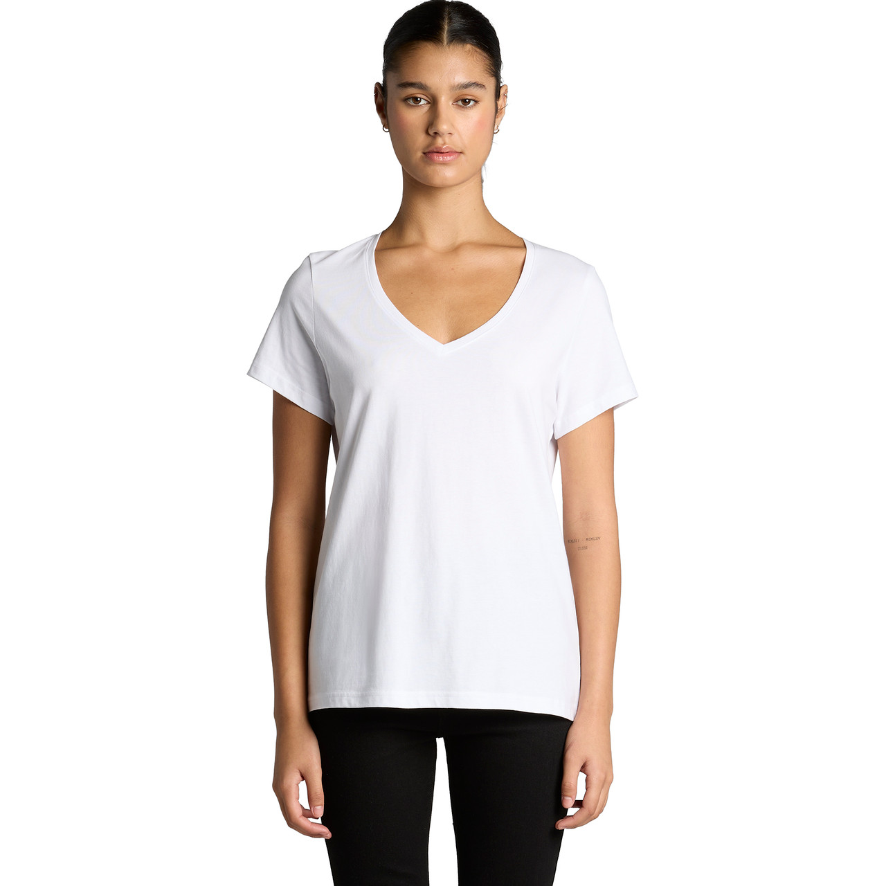 Wo's Maple V Neck Tee | 4023 21